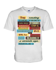 Text Tee 1 V-Neck T-Shirt thumbnail