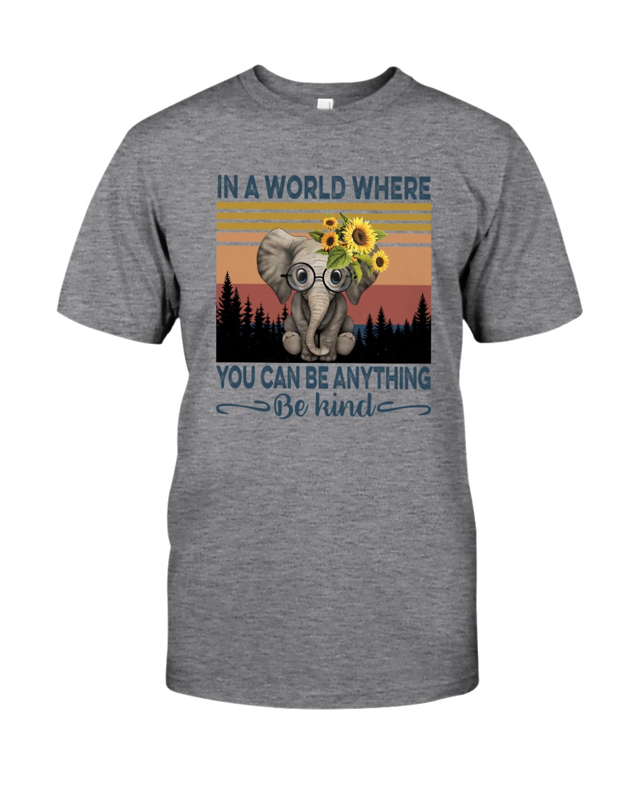 BE KIND ELEPHANT VINTAGE Classic T-Shirt