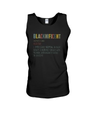 BLACKNIFICENT ADJECTIVE Unisex Tank tile