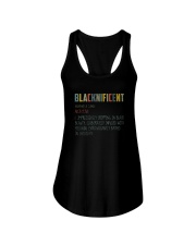 BLACKNIFICENT ADJECTIVE Ladies Flowy Tank tile