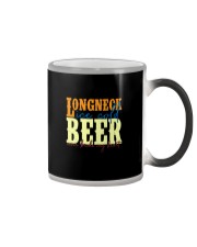 LONGNECK ICE COLD BEER NEVER BROKE MY HEART Color Changing Mug tile