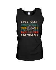 LIVE FAST EAT TRASH VINTAGE Unisex Tank thumbnail