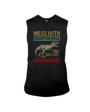MESS WITH daddysaurus AND YOU'LL GET JURASSKICKED Sleeveless Tee thumbnail