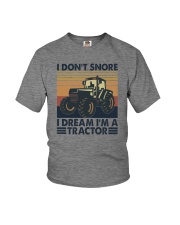 I DREAM I'M A TRACTOR Youth T-Shirt tile