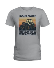 I DREAM I'M A TRACTOR Ladies T-Shirt tile