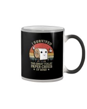 I SURVIVED THE GREAT TOILET PAPER CRISIS Color Changing Mug thumbnail