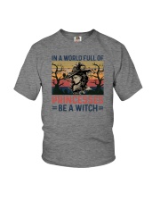 IN A WORLD FULL OF PRINCESS BE A WITCH Youth T-Shirt thumbnail