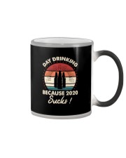 DAY DRINKING BECAUSE 2020 SUCKS 1 Color Changing Mug thumbnail