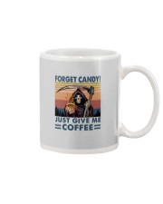 FORGET CANDY JUST GIVE ME COFFEE Mug tile