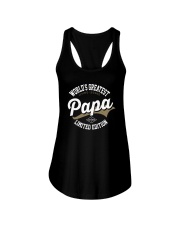WORLD'S GREATEST LIVING LEGEND PAPA Ladies Flowy Tank thumbnail