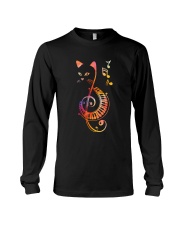 CAT PIANO MUSIC NOTE Long Sleeve Tee thumbnail