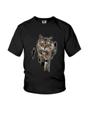 CAT RIPPED SHIRT Youth T-Shirt thumbnail