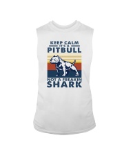 IT'S A PITBULL NOT A FREAKIN SHARK Sleeveless Tee tile