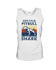 IT'S A PITBULL NOT A FREAKIN SHARK Unisex Tank tile