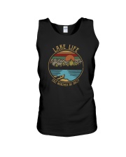 VINTAGE LAKE LIFE CUZ BEACHES BE SALTY Unisex Tank tile