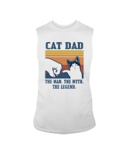 CAT DAD THE LEGEND Sleeveless Tee tile