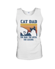 CAT DAD THE LEGEND Unisex Tank tile