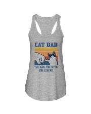 CAT DAD THE LEGEND Ladies Flowy Tank tile