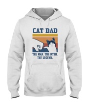 CAT DAD THE LEGEND Hooded Sweatshirt tile