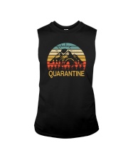 FUNNY CAMPING HIKING SELF ISOLATION QUARANTINE Sleeveless Tee thumbnail
