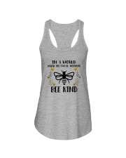 IN A WORLD WHERE YOU CAN BE ANYTHING BEE KIND Ladies Flowy Tank thumbnail