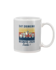 DAY DRINKING 2020 SUCKS Mug tile