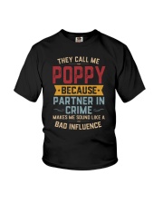 THEY CALL ME POPPY Youth T-Shirt thumbnail