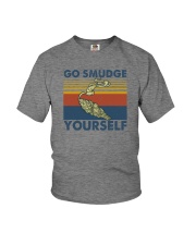 GO SMUDGE YOURSELF VINTAGE Youth T-Shirt tile
