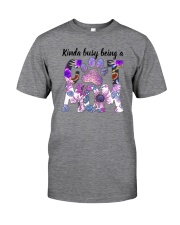 KINDA BUSY BEING A CAT MOM Classic T-Shirt front
