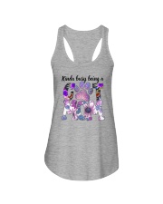 KINDA BUSY BEING A CAT MOM Ladies Flowy Tank tile