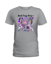 KINDA BUSY BEING A CAT MOM Ladies T-Shirt tile