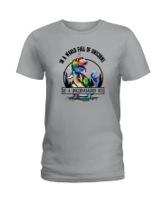 BE A UNICORNASAURUS REX Ladies T-Shirt tile