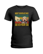 BEST DOODLE DAD EVER Ladies T-Shirt thumbnail