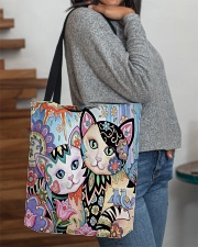 CAT ART All-over Tote aos-all-over-tote-lifestyle-front-09