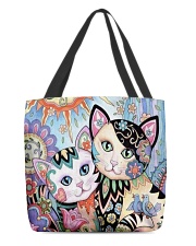 CAT ART All-over Tote back
