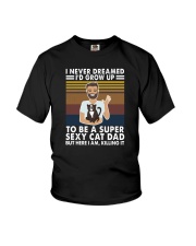 SUPER SEXY CAT DAD Youth T-Shirt thumbnail