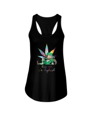 KISS ME I'M HIGHRISH Ladies Flowy Tank thumbnail