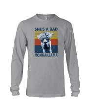 SHE'S A BAD MOMMA LLAMA Long Sleeve Tee tile