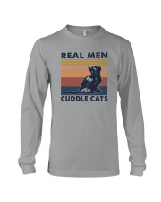 REAL MEN CUDDLE CATS Long Sleeve Tee tile