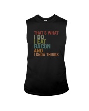 I EAT BACON AND I KNOW THINGS Sleeveless Tee thumbnail