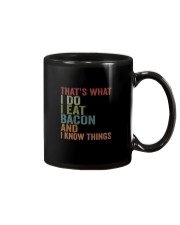I EAT BACON AND I KNOW THINGS Mug thumbnail