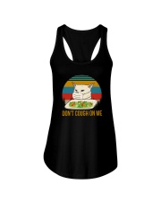 DON'T COUGH ON ME MEME CAT Ladies Flowy Tank thumbnail