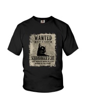 WANTED DEAD AND ALIVE SCHRODINGER'S CAT Youth T-Shirt thumbnail