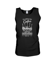 ALL I NEED IS THIS GUITAR AND THAT OTHER GUITAR Unisex Tank thumbnail