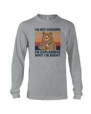 I'M NOT ARGUING BEER BEAR Long Sleeve Tee tile