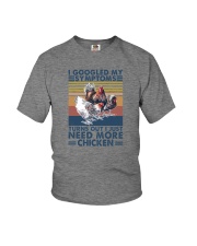 I JUST NEED MORE CHICKENS Youth T-Shirt tile
