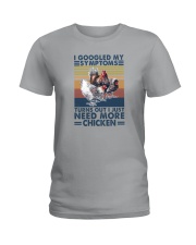 I JUST NEED MORE CHICKENS Ladies T-Shirt tile