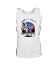 BE A UNICORNASAURUS REX Unisex Tank tile