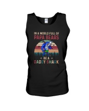 BE A DADDY SHARK Unisex Tank tile
