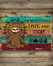 I'M MOSTLY PEACE LOVE AND LIGHT 24x16 Poster poster-landscape-24x16-lifestyle-15